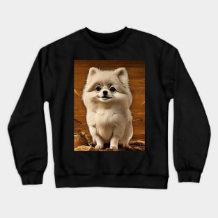 Cute pomeranian Crewneck Sweatshirt